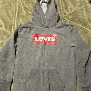 Kids Levi's Gray Pullover Hoodie Sweatshirt